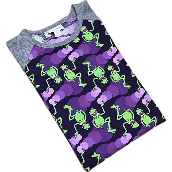 LulaRoe Randy Kermit the frog shirt size S - Picture 3 of 7